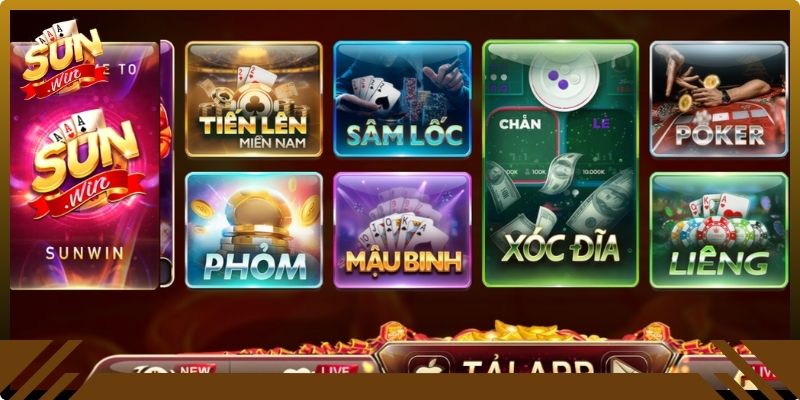 Tổng hợp danh mục trò chơi và tính năng nổi bật